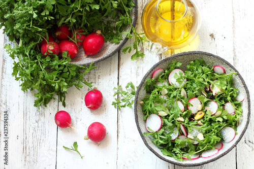 Fresh spring salad