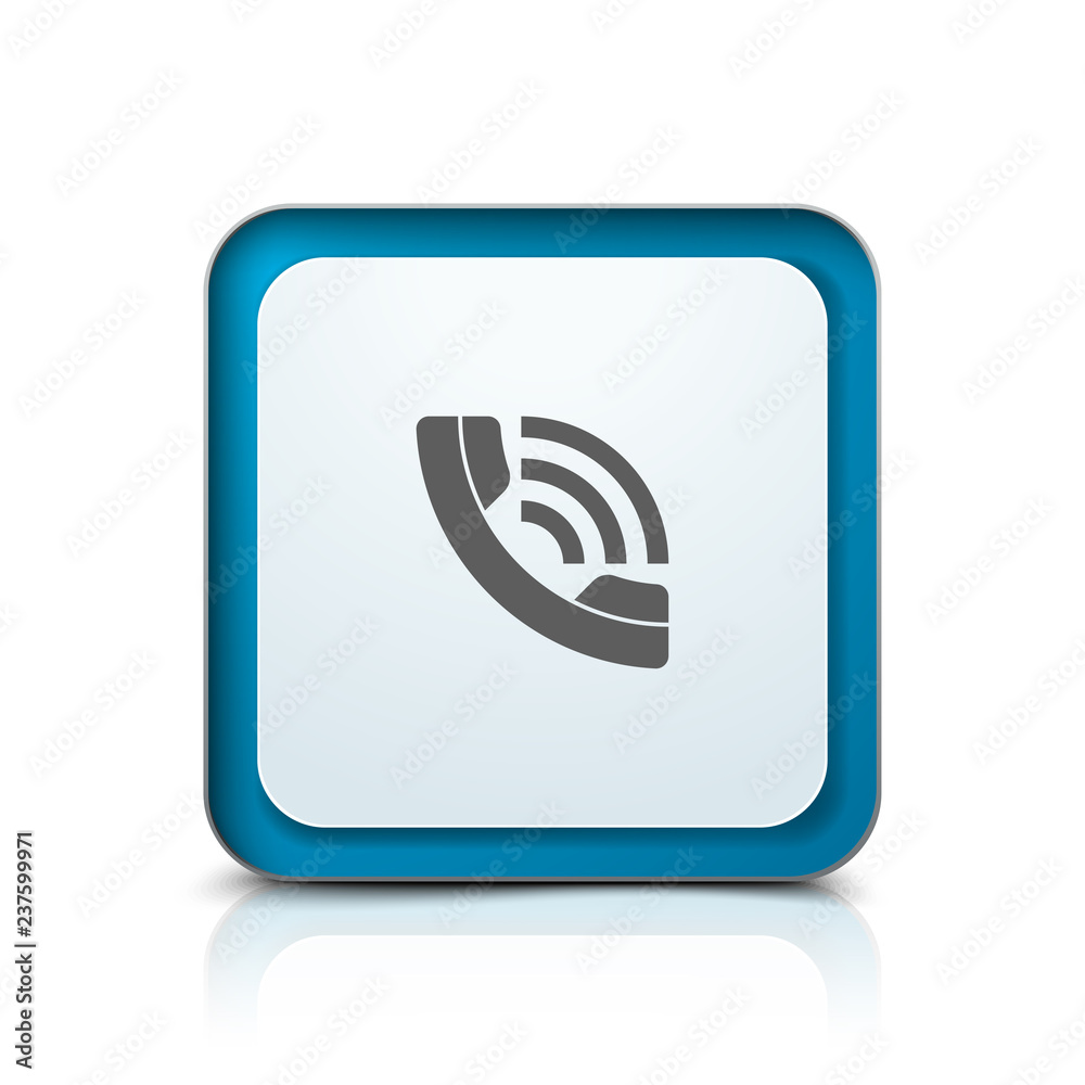 Contact Call Phone button illustration Contact Call Phone button illustration