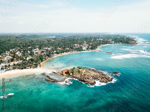 Mirissa beach, aerial view, Sri Lanka © Человек с Земли Серг