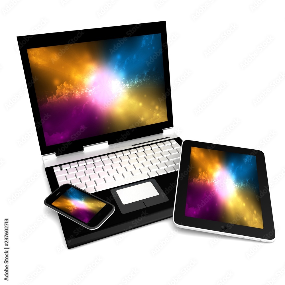 laptop with blank screen isolated on white background laptop with blank screen isolated on white background