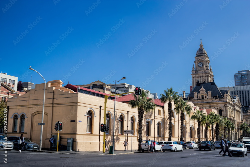 Naklejka premium Südafrika, Kapstadt mit Rathaus