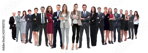 Young attractive business people - the elite business team