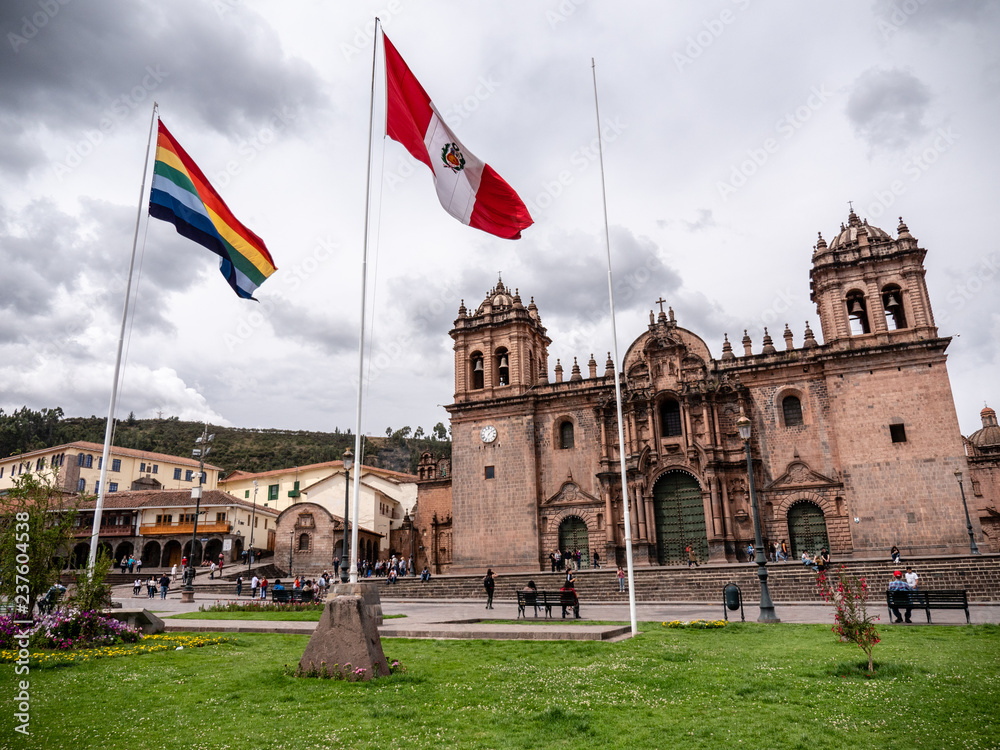 Fototapeta premium Main Square in Cuzco Peru