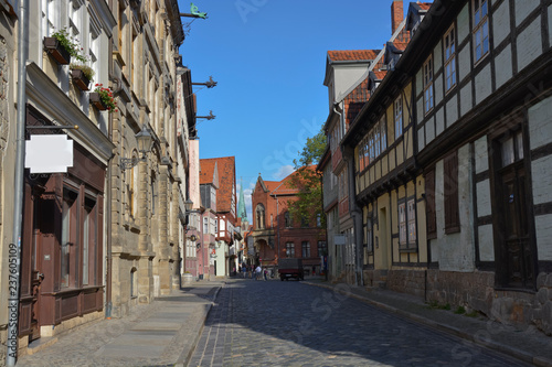 Quedlinburg, Stadtansicht, Welterbestadt, Sachsen-Anhalt, Deutschland