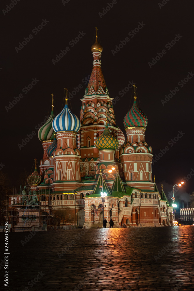 St. Basil's Cathedral. Moscow. Red Square. 24.11.2018