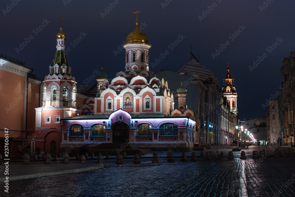 Kazan Cathedral.Moscow.RussiaRed Area.Red square