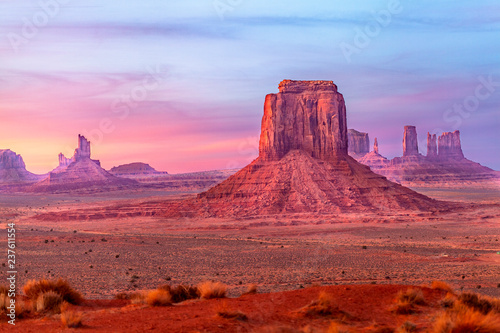 Sunset at Monument Valley photo