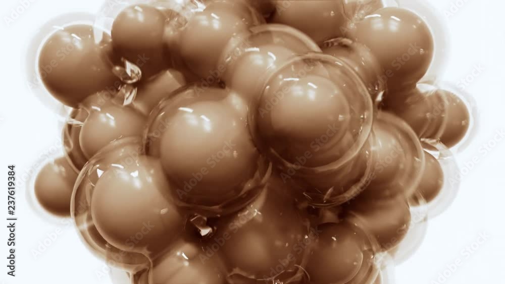 4K Cell Mitosis. CGI 3D Animation