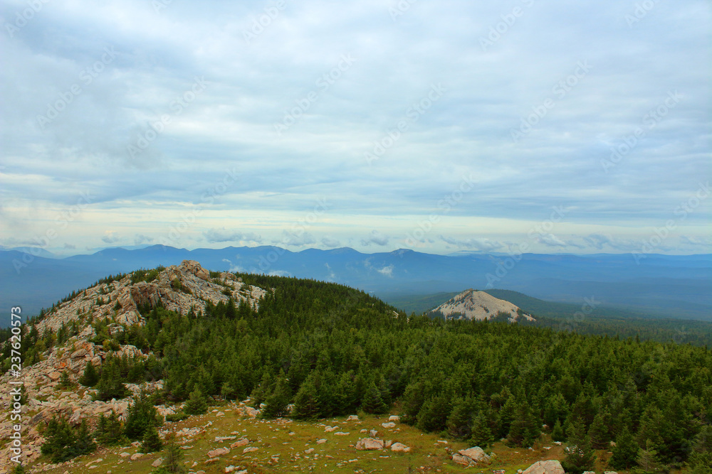 Naklejka premium Beautiful view in the mountains. Background. Landscape.