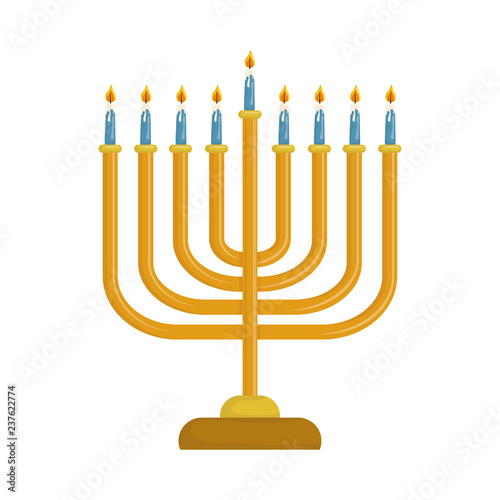 old candlestick with candles