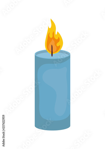 candle church isolated icon