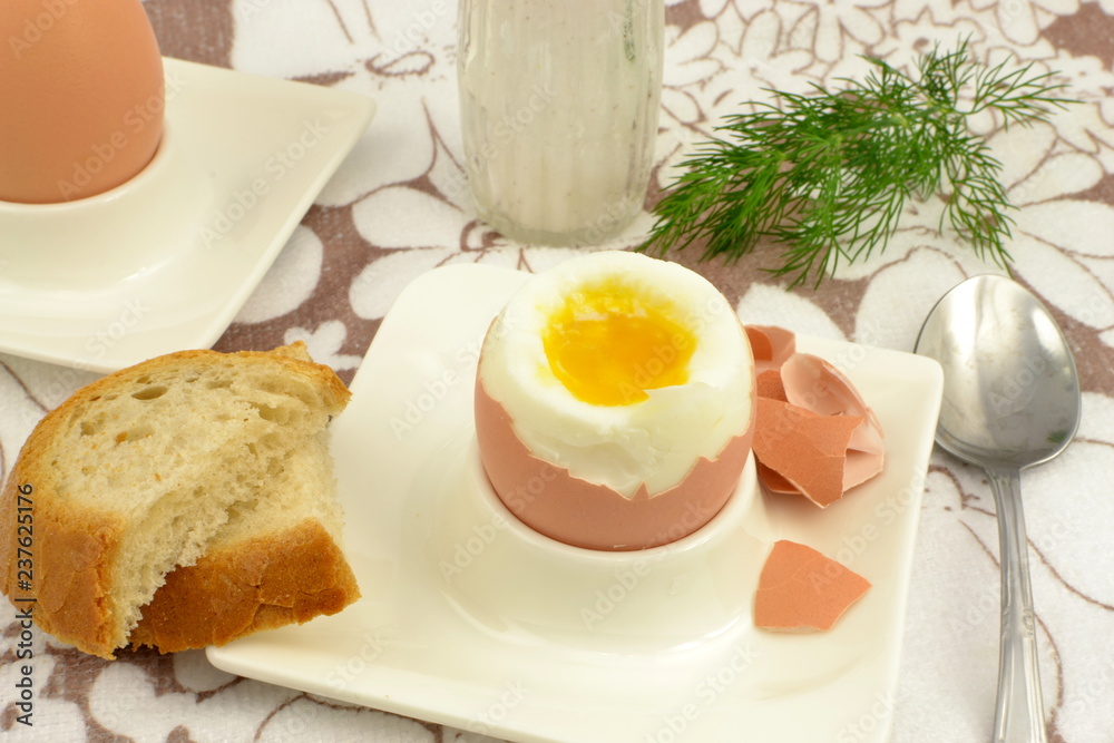 Fototapeta premium jajko na miękko