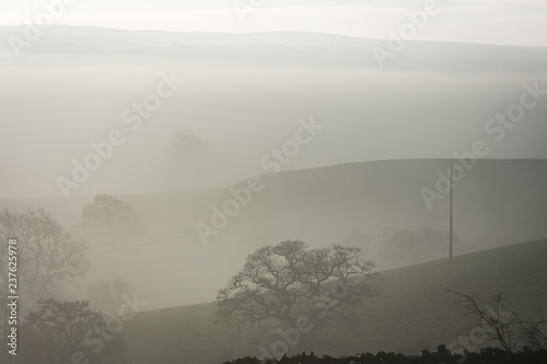 foggy lancashire vista photo