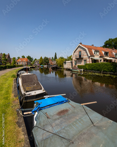 Canal in Abcoude, Netherlands