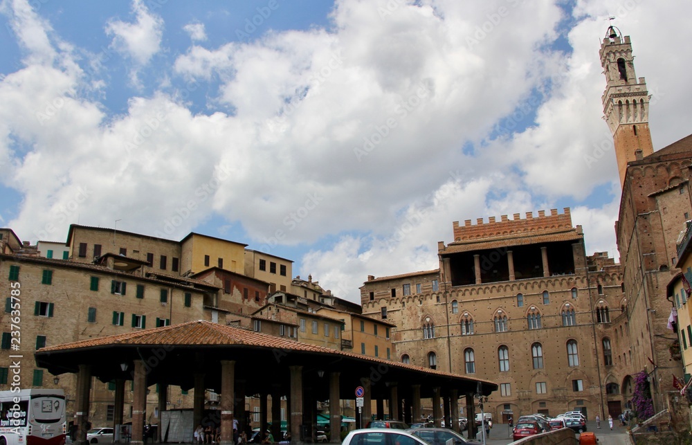 Buildings in Siena, Italy