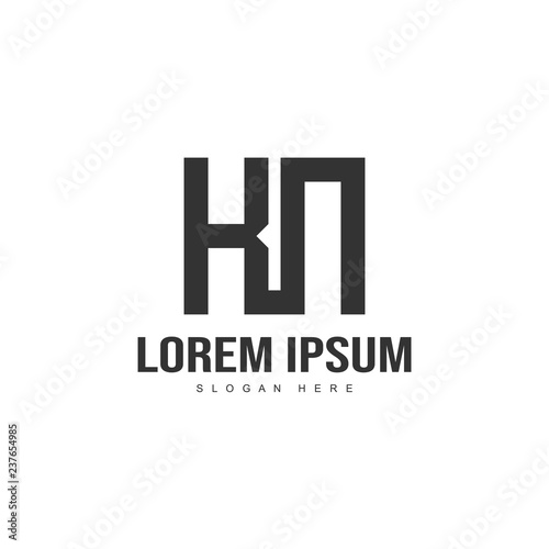 Initial letter logo template. Minimalist letter logo template