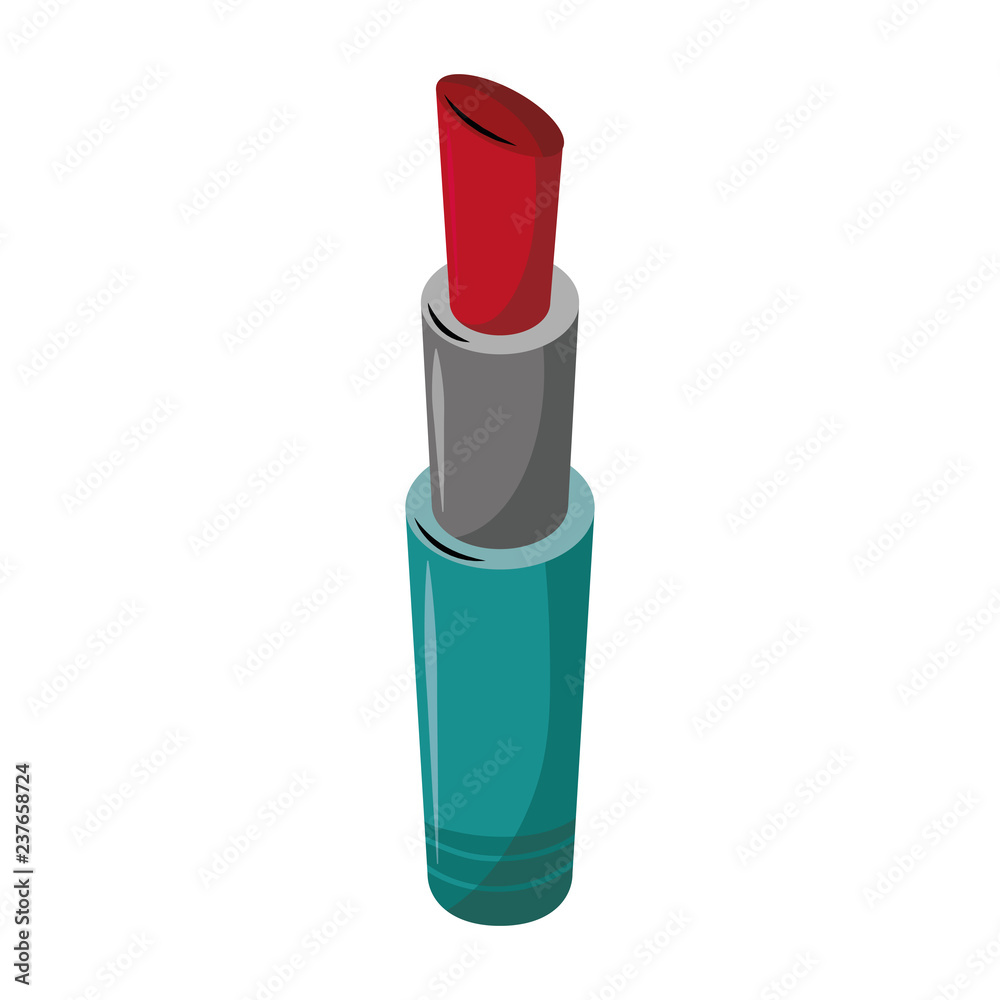 Lipstick makeup cartoon