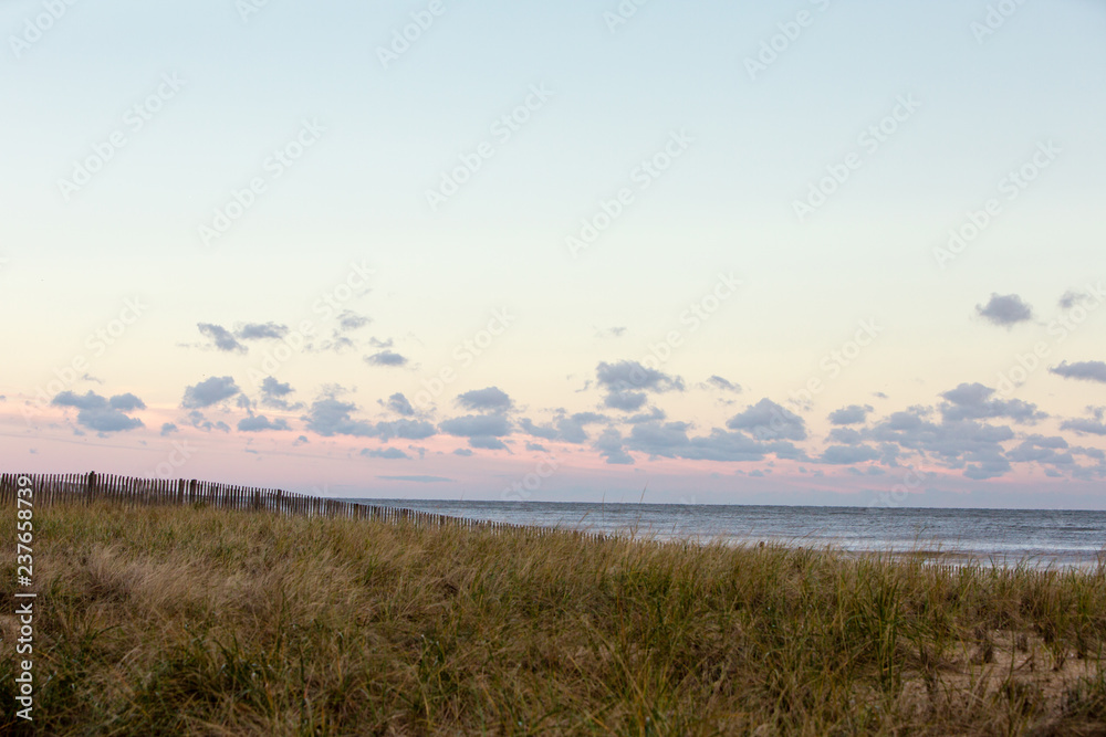 morning sunrise beach landscape