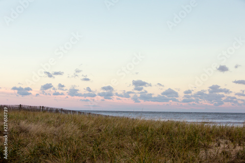 morning sunrise beach landscape