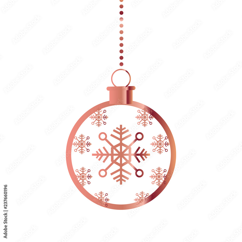 hanging ball snowflake christmas decoration