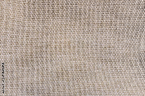 The texture of brown burlap. Rough fabric background.