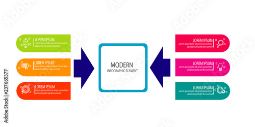 Modern infographic template