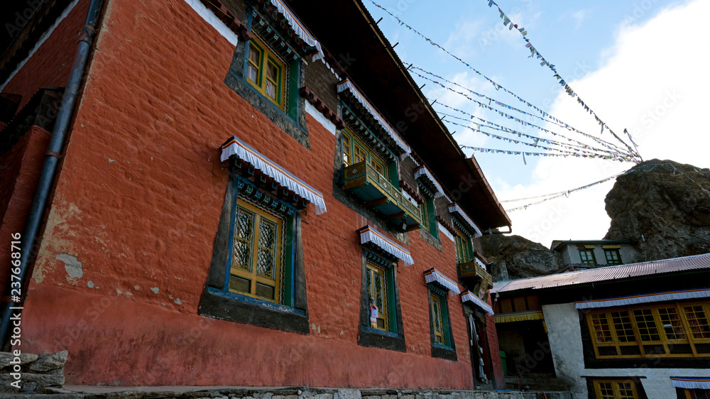 Thame Monastery is one the oldest in Khumbu, high Himalayas