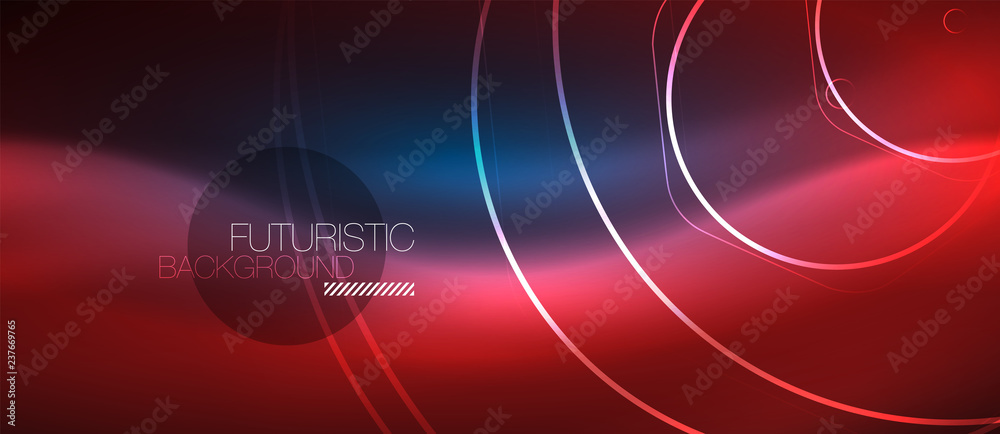 Neon glowing lines, magic energy space blue light concept, abstract background wallpaper design Neon glowing lines, magic energy space blue light concept, abstract background wallpaper design