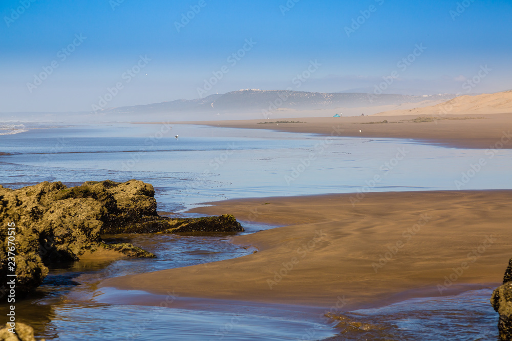 Early morning on the beach near Essaouira