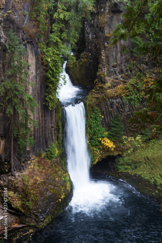 Toketee Falls, Umpqua National Forest, Oregon photo