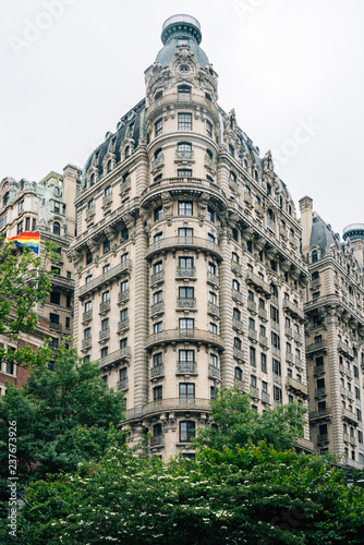 Historic architecture at 72nd and Broadway, in the Upper West Side of Manhattan, New York City