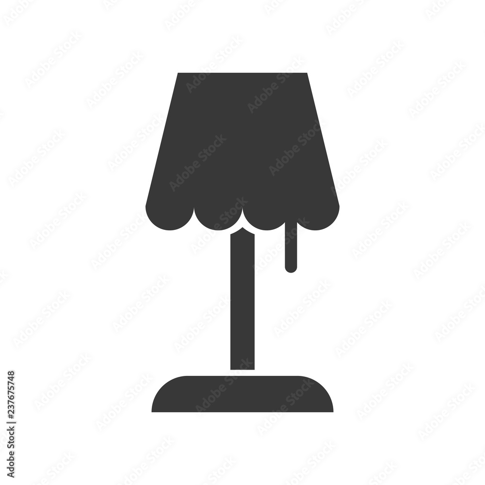 Lantern or lamp vector icon, solid style Lantern or lamp vector icon, solid style