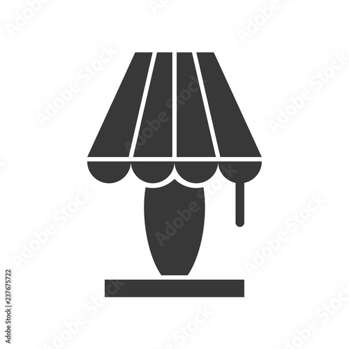 Lantern or lamp vector icon, solid style © lukpedclub