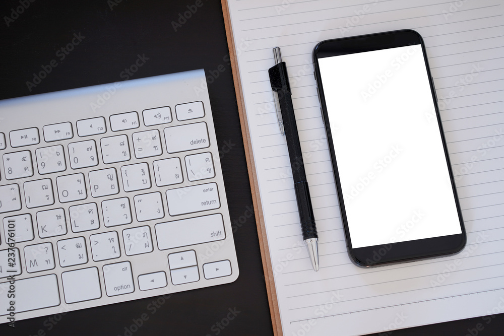 Smart Phone with blank screen phone screen mockup Close up Smart Phone with blank screen phone screen mockup Close up