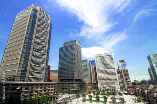 Marunouchi business district in Tokyo