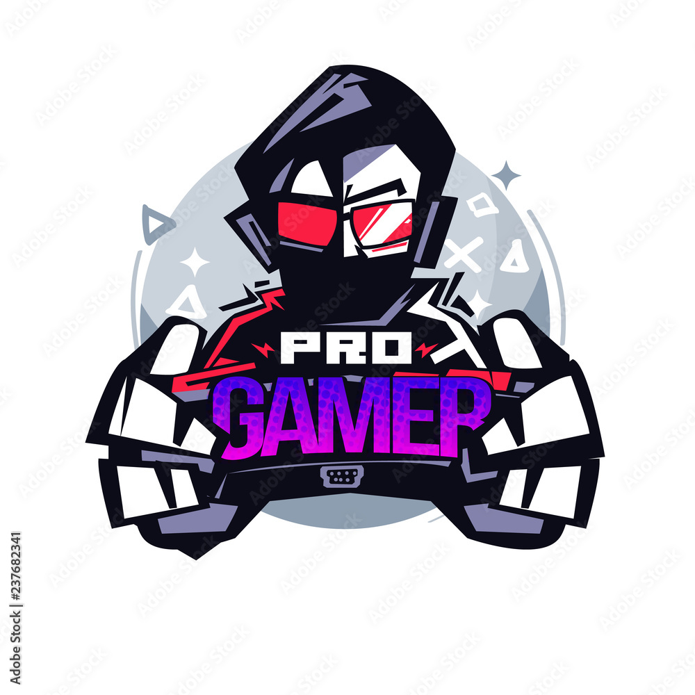 Pro Gamers Logo Gaming, Logos ft. game & computer - Envato Elements