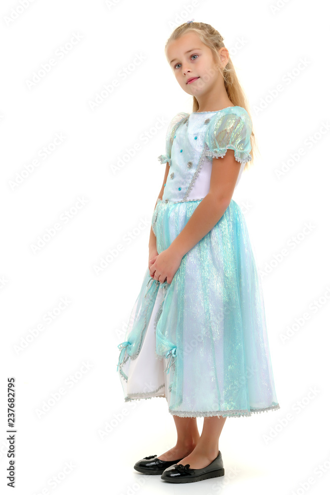 Little princess in white dress Little princess in white dress