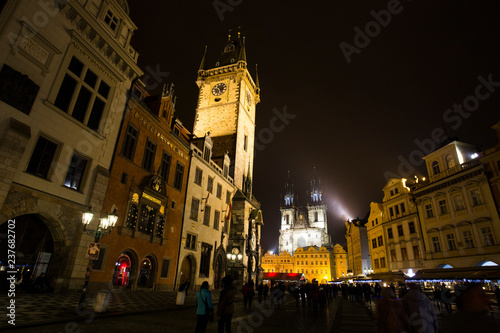 Fototapeta Naklejka Na Ścianę i Meble -  Prague by night