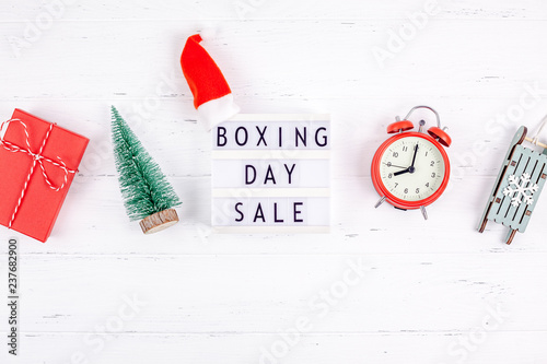 Boxing day sale seasonal promotion