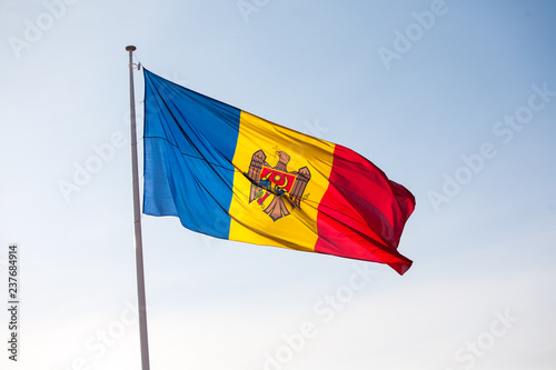 Obraz na płótnie Flag of Moldova w salonie