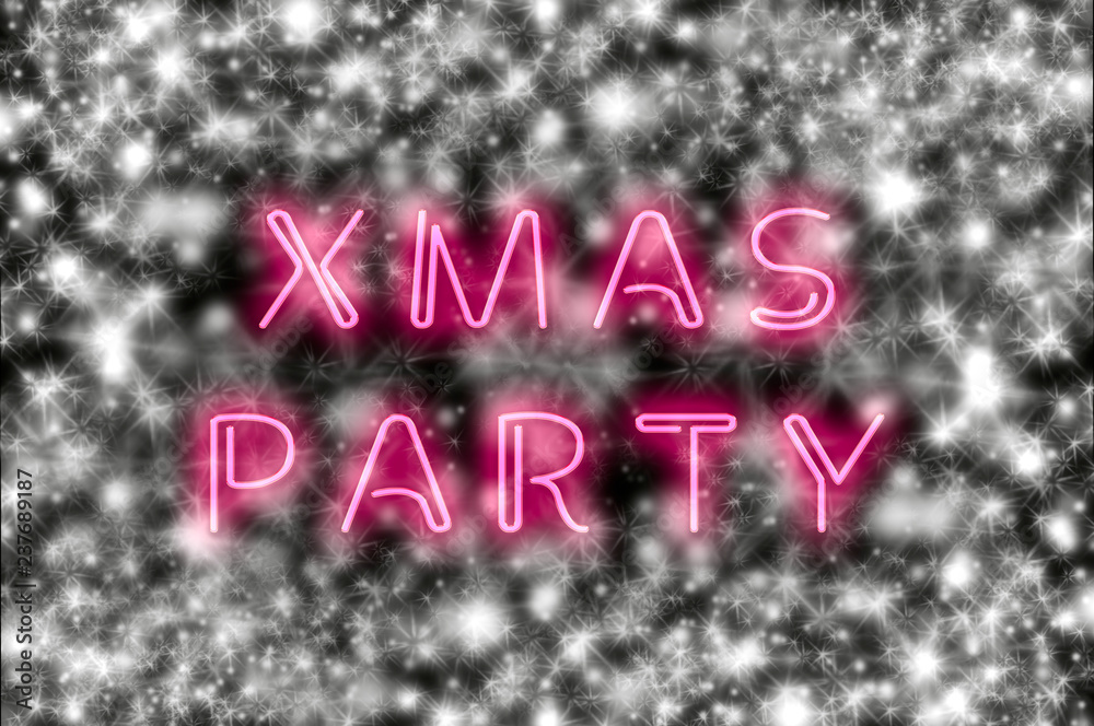 Christmas party celebration poster, design with text Christmas party celebration poster, design with text