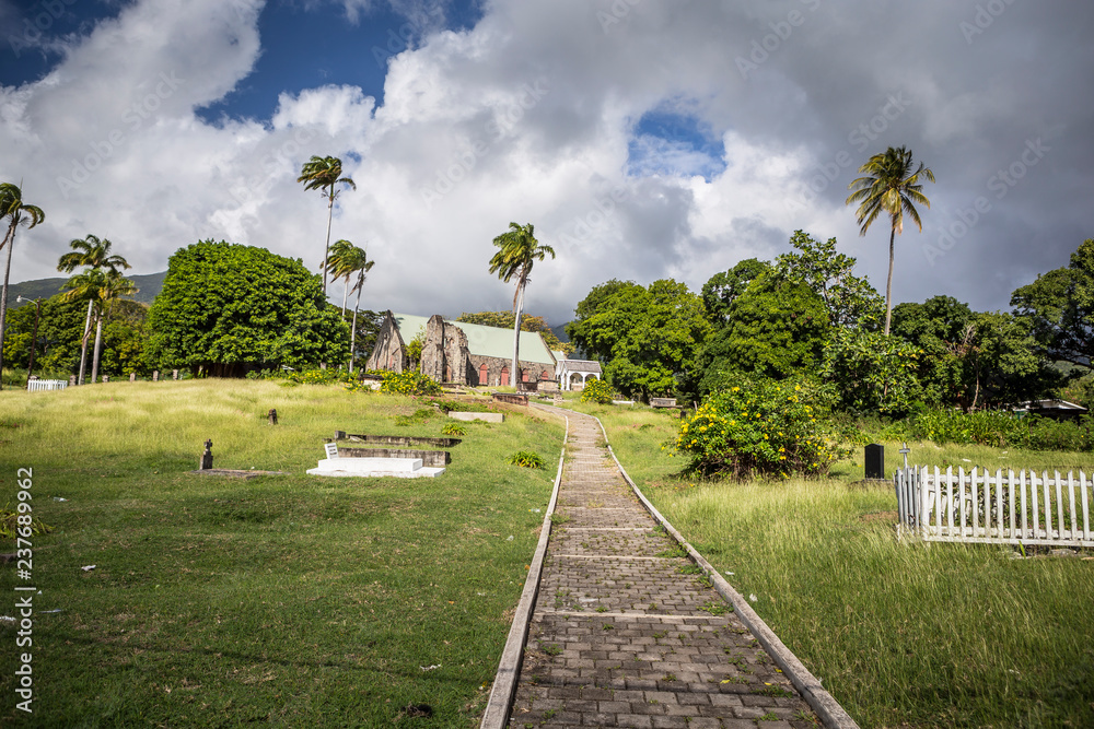 Fototapeta premium St. Kitts Anglican Church Saint Thomas
