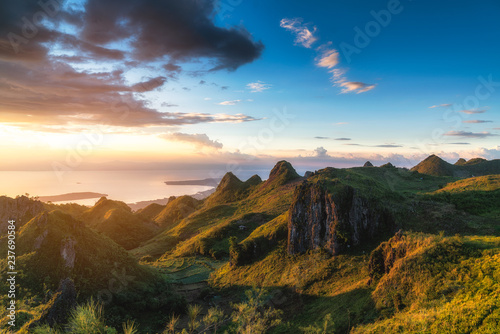Sunset Osmena Peak Cebu Philippines photo