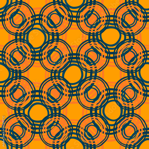 Abstract Ikat and boho style handcraft fabric pattern. Traditional Ethnic design for clothing and textile background, carpet or wallpaper