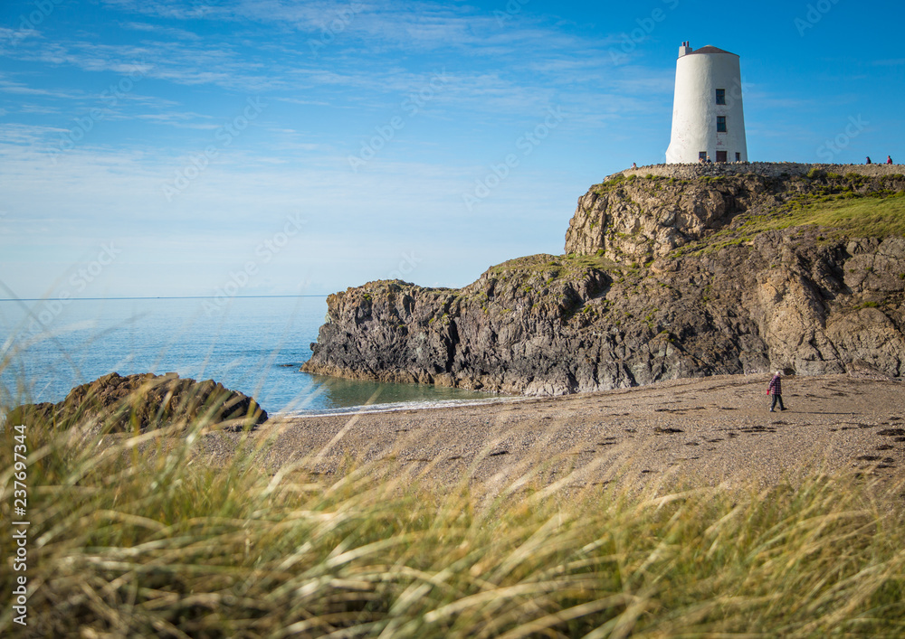 A beautiful autumnal day on Ynys Llanddwyn Island in Newborough, Anglesey, UK