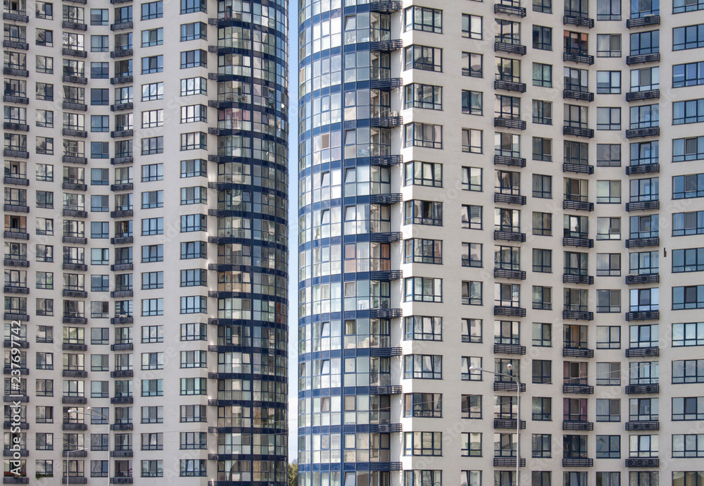 Front view window of new construction