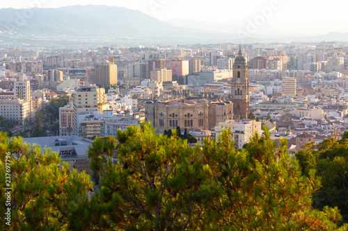 Panorama über Málaga vom Gibralfaro © FSEID
