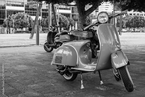 Fototapeta Naklejka Na Ścianę i Meble -  Parked motor scooter