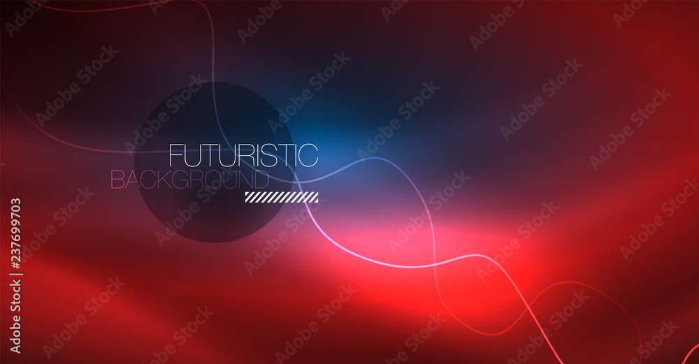 Glowing abstract wave on dark, shiny motion, Christmas and New Year magic space light. Techno abstract background Glowing abstract wave on dark, shiny motion, Christmas and New Year magic space light. Techno abstract background
