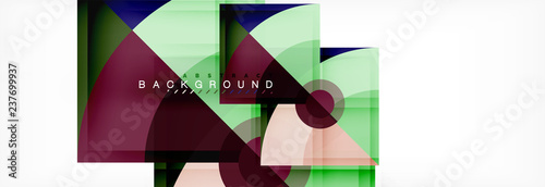 Modern geometric abstract background